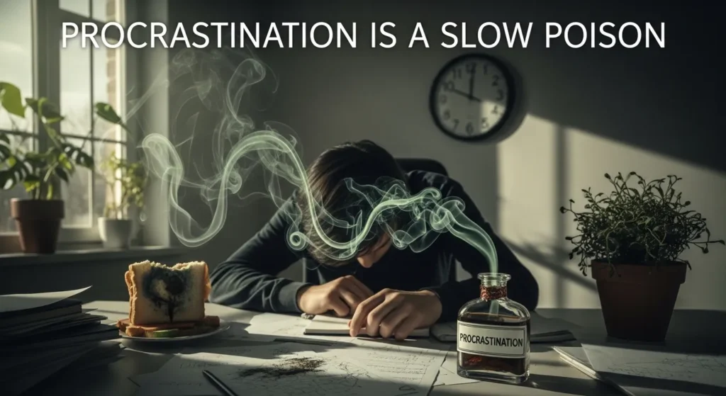 Procrastination is a slow poison
