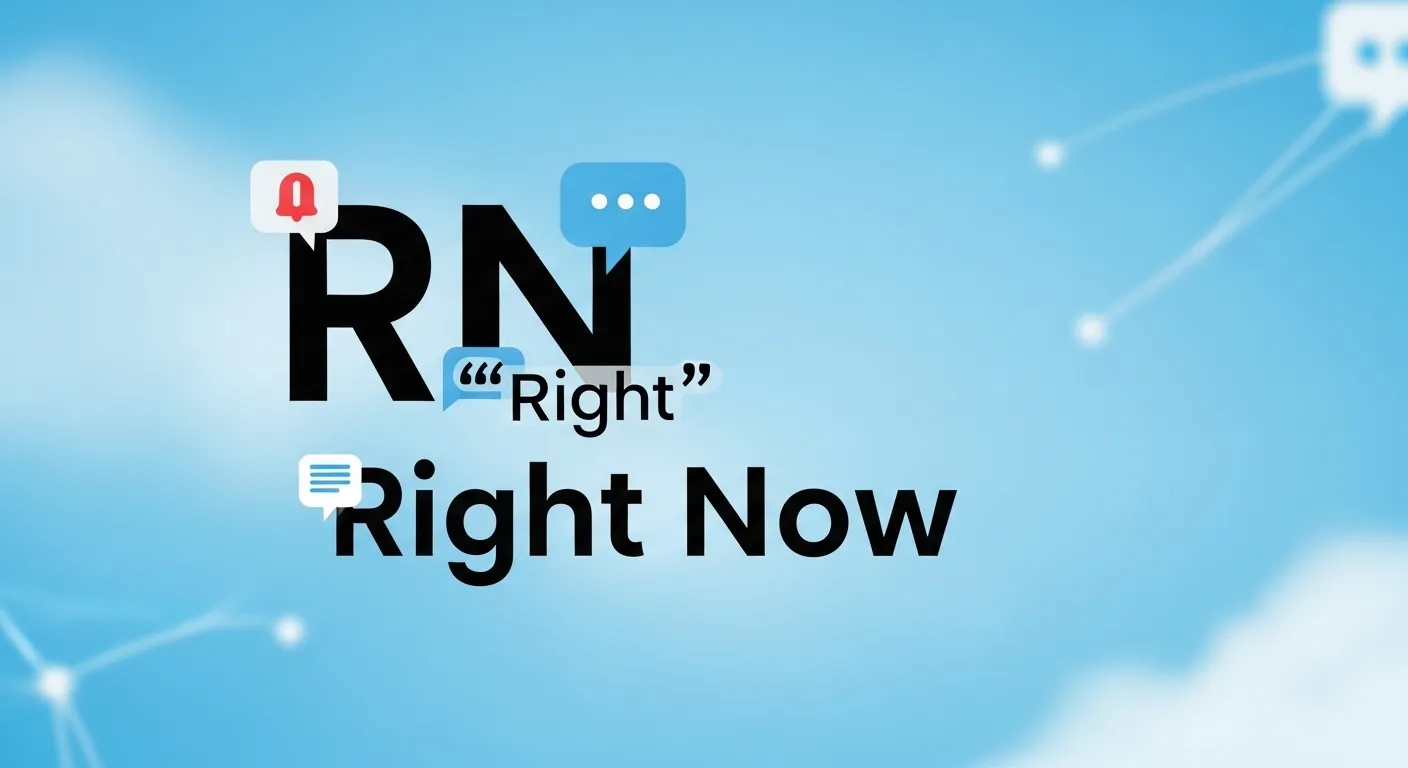 rn meaning in text
