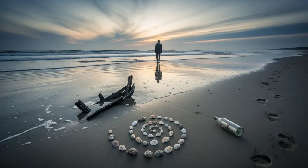  The beach is a silent storyteller