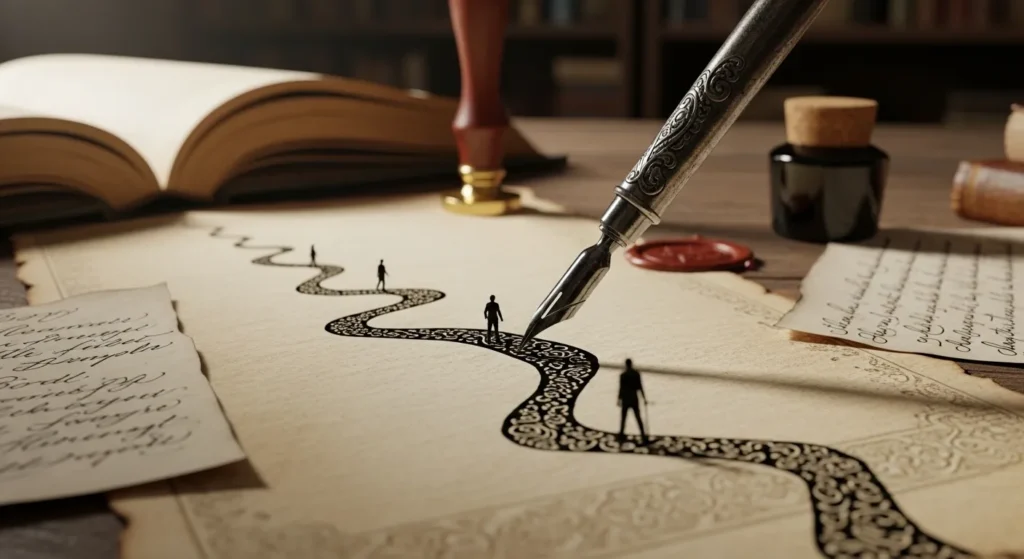 Writing is a journey on paper
