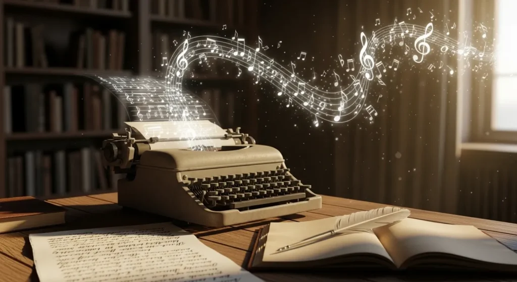 Writing is a song without sound