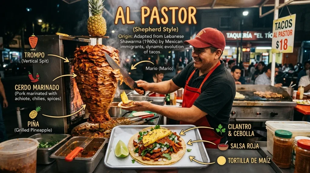 What Does Al Pastor Mean in Text and Food Culture