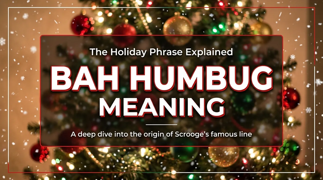 bah humbug meaning