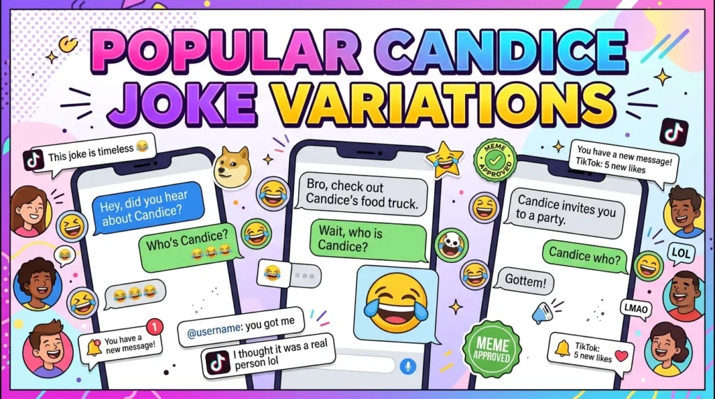 Popular Candice Joke Variations