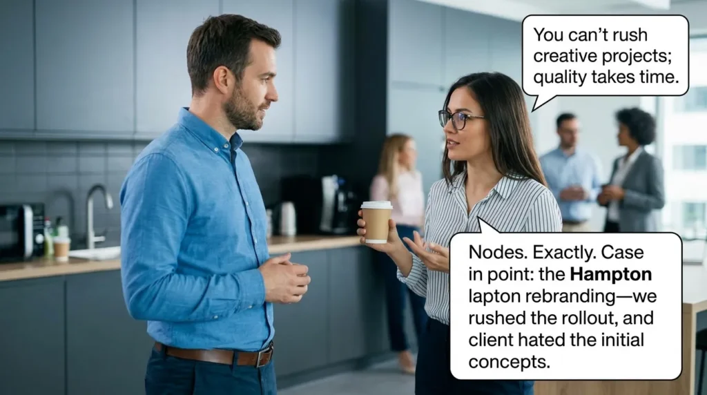 Examples of Case in Point in Conversation
