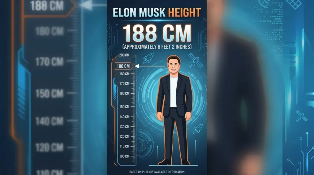 Elon Musk Height in CM
