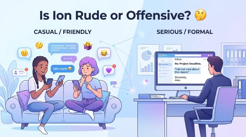 Is Ion Rude or Offensive