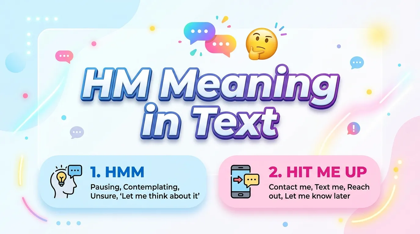 hm meaning in text