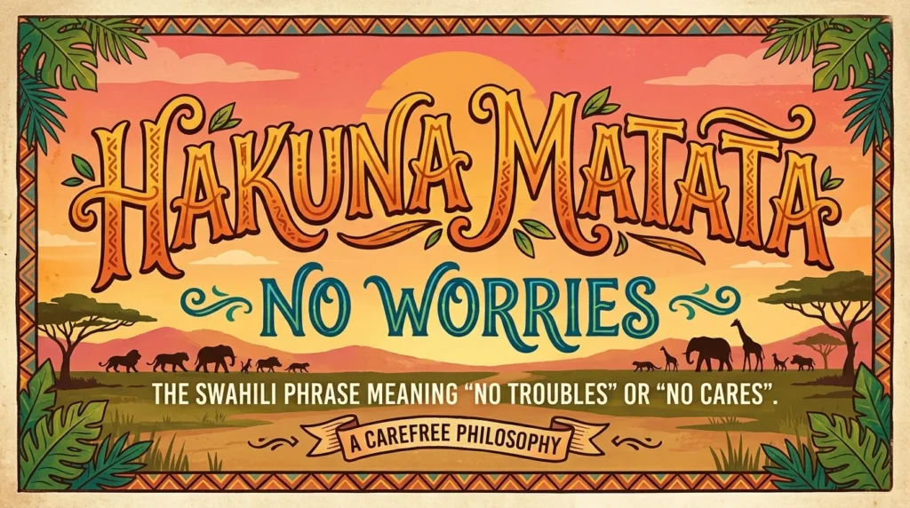 What Does Hakuna Matata Mean in Text