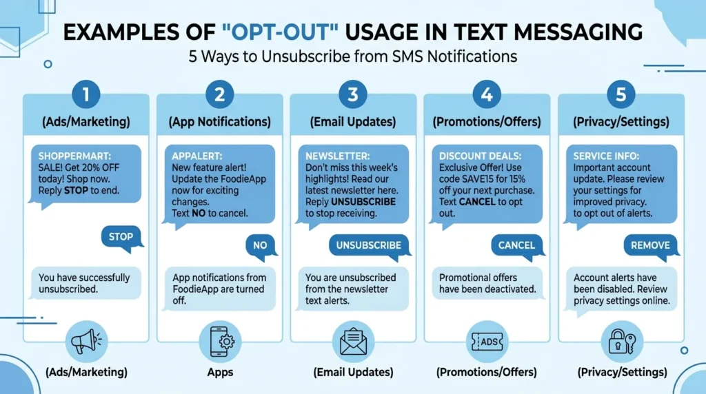Examples of Opt Out in Conversation