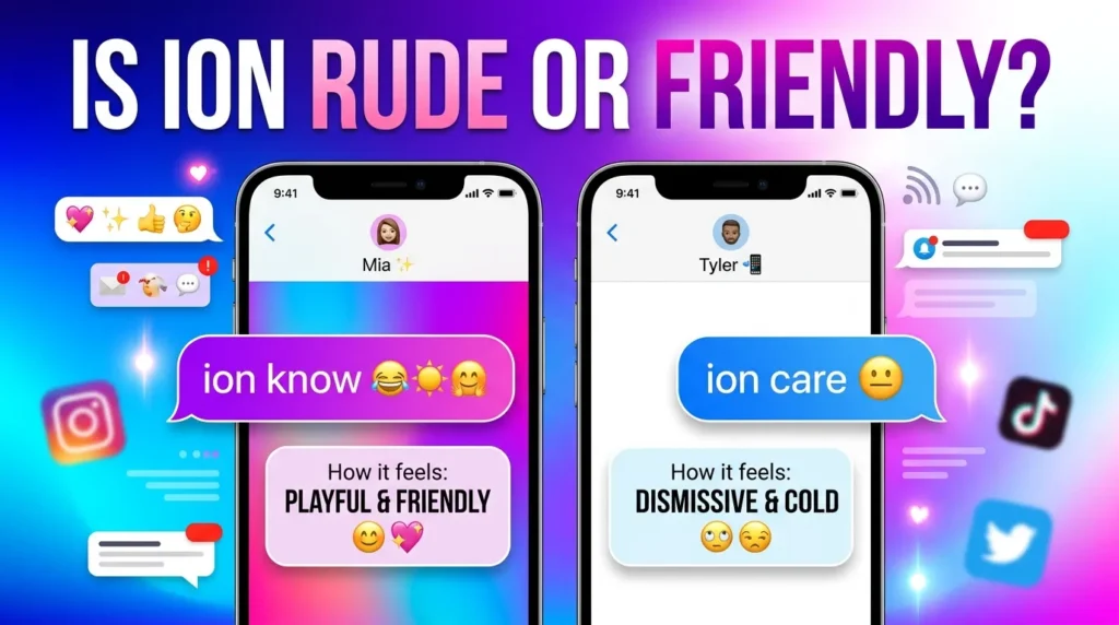 Is Ion Rude or Friendly