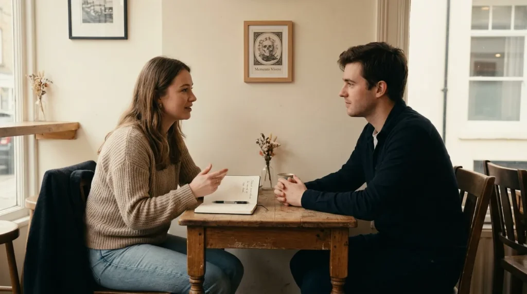 Examples of Memento Vivere in Conversation