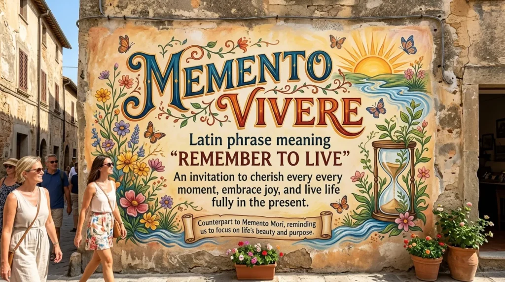 What Does Memento Vivere Mean in Text