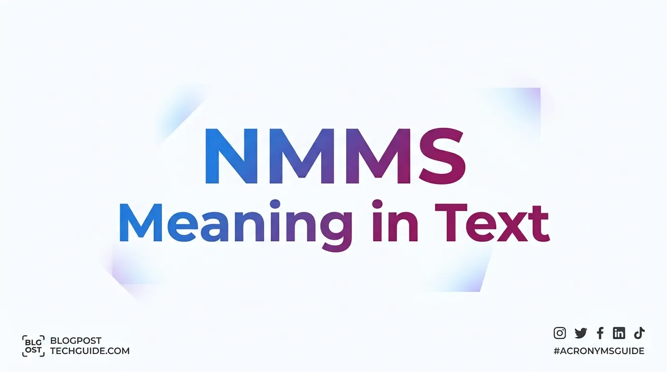 NMMS Meaning in Text