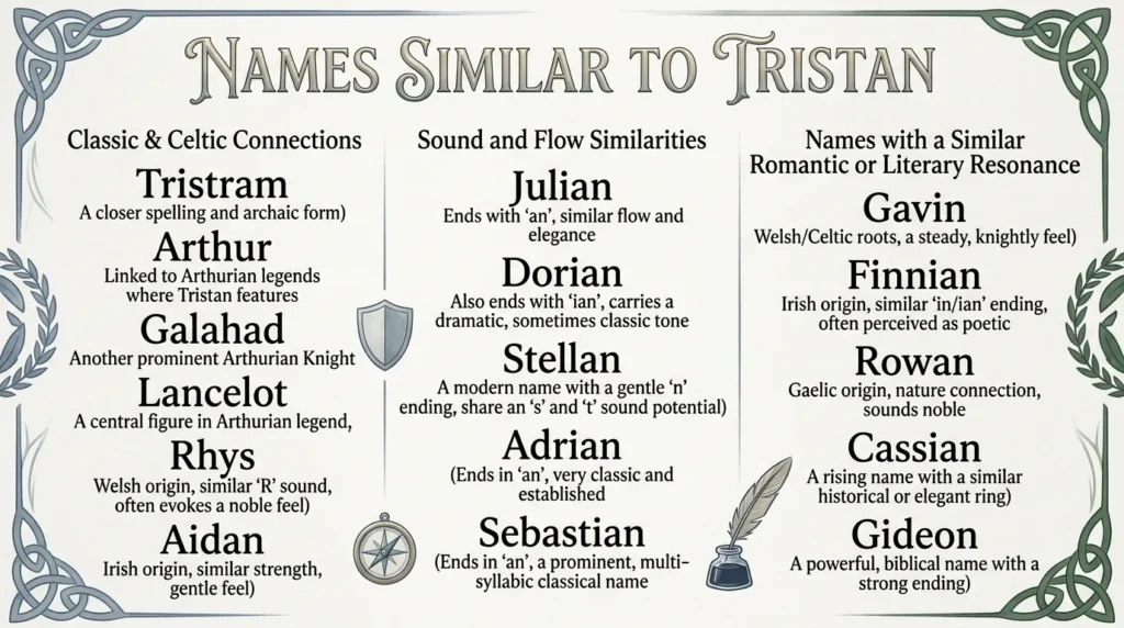 Names Similar to Tristan