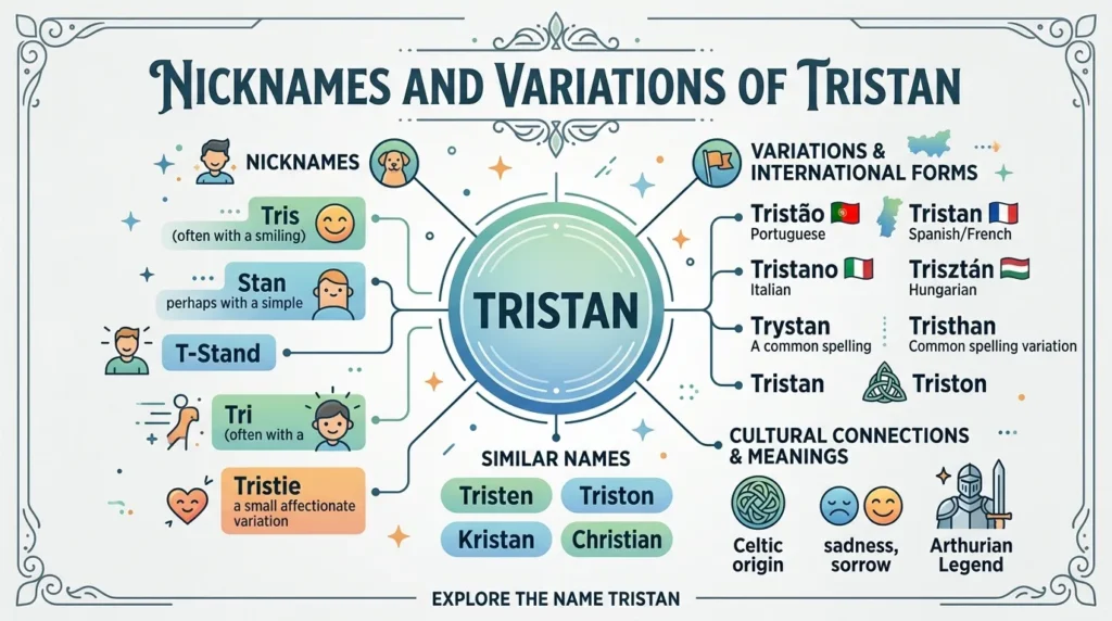 Nicknames and Variations of Tristan