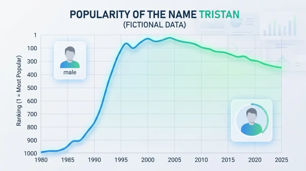 Popularity of the Name Tristan