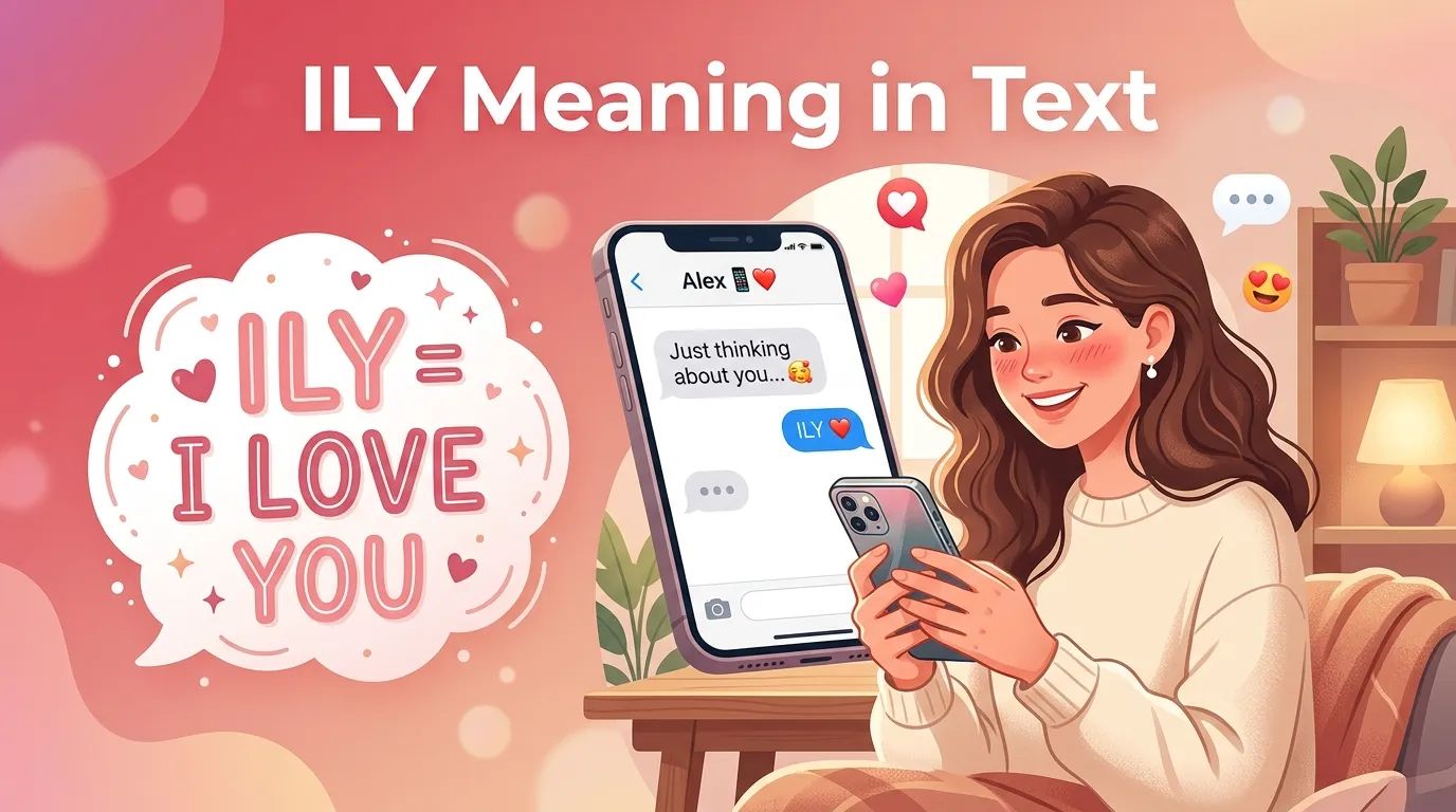 ily meaning in text