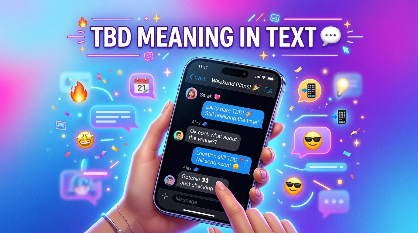TBD Meaning in Text
