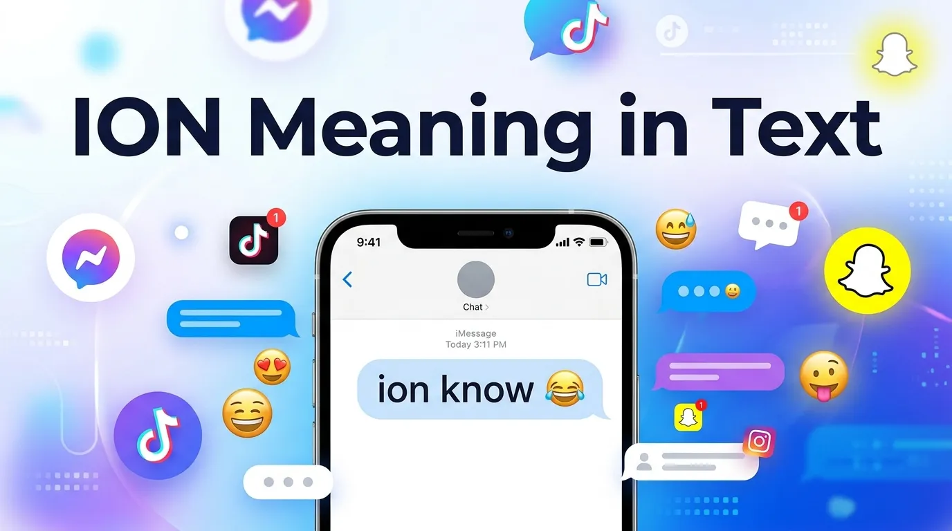 ion meaning text