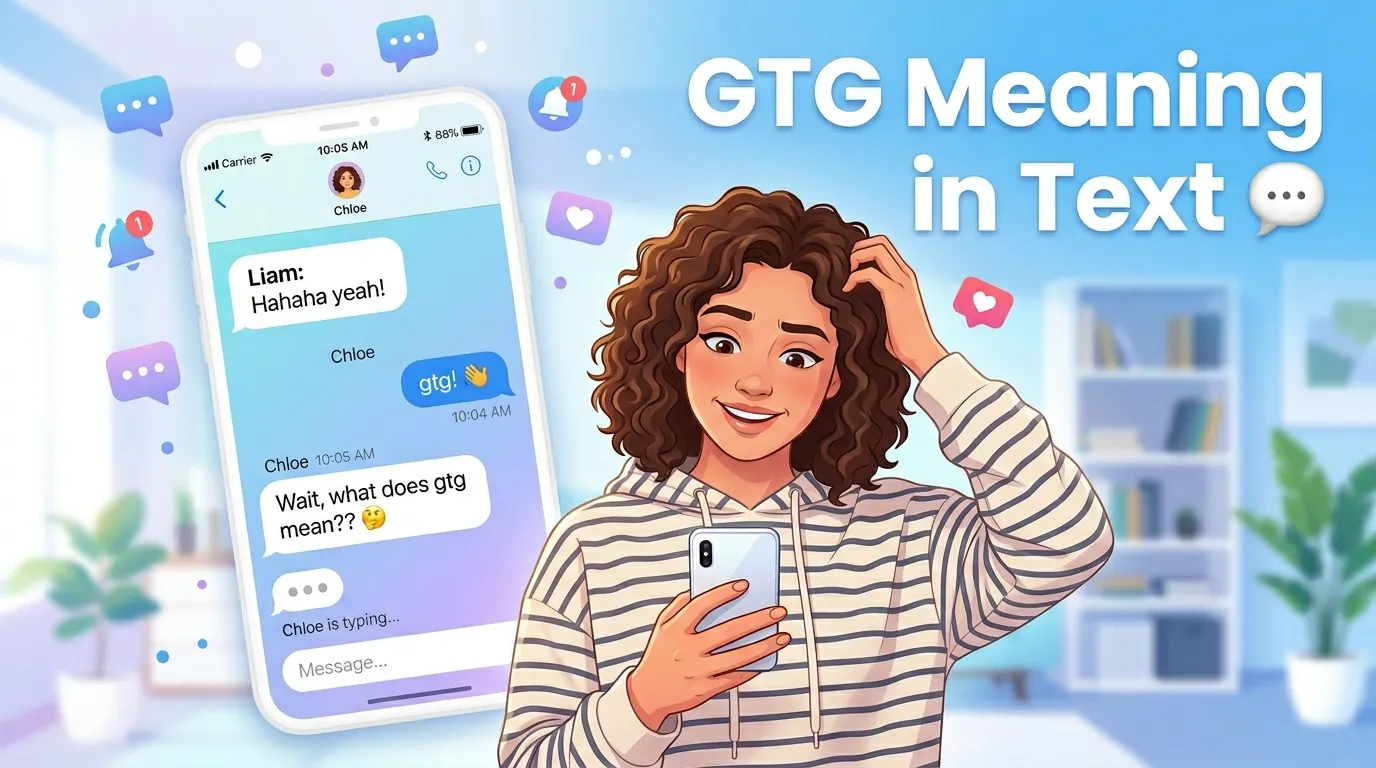 gtg meaning in text