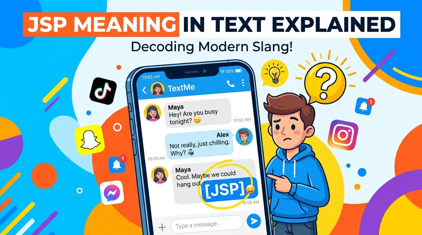 JSP Meaning in Text