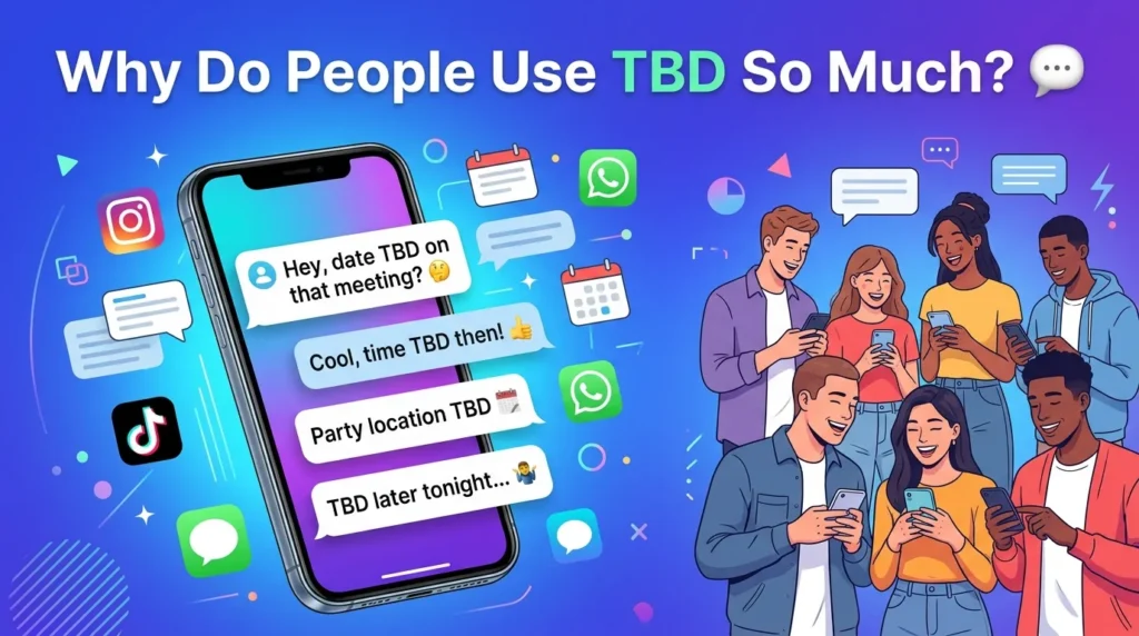 Why Do People Use TBD So Much