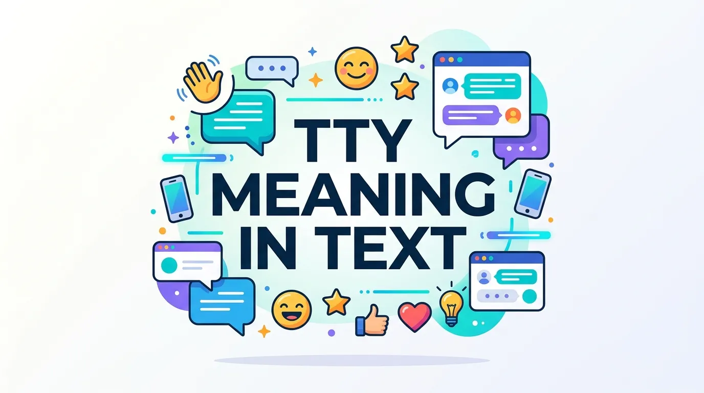TTY Meaning in Text