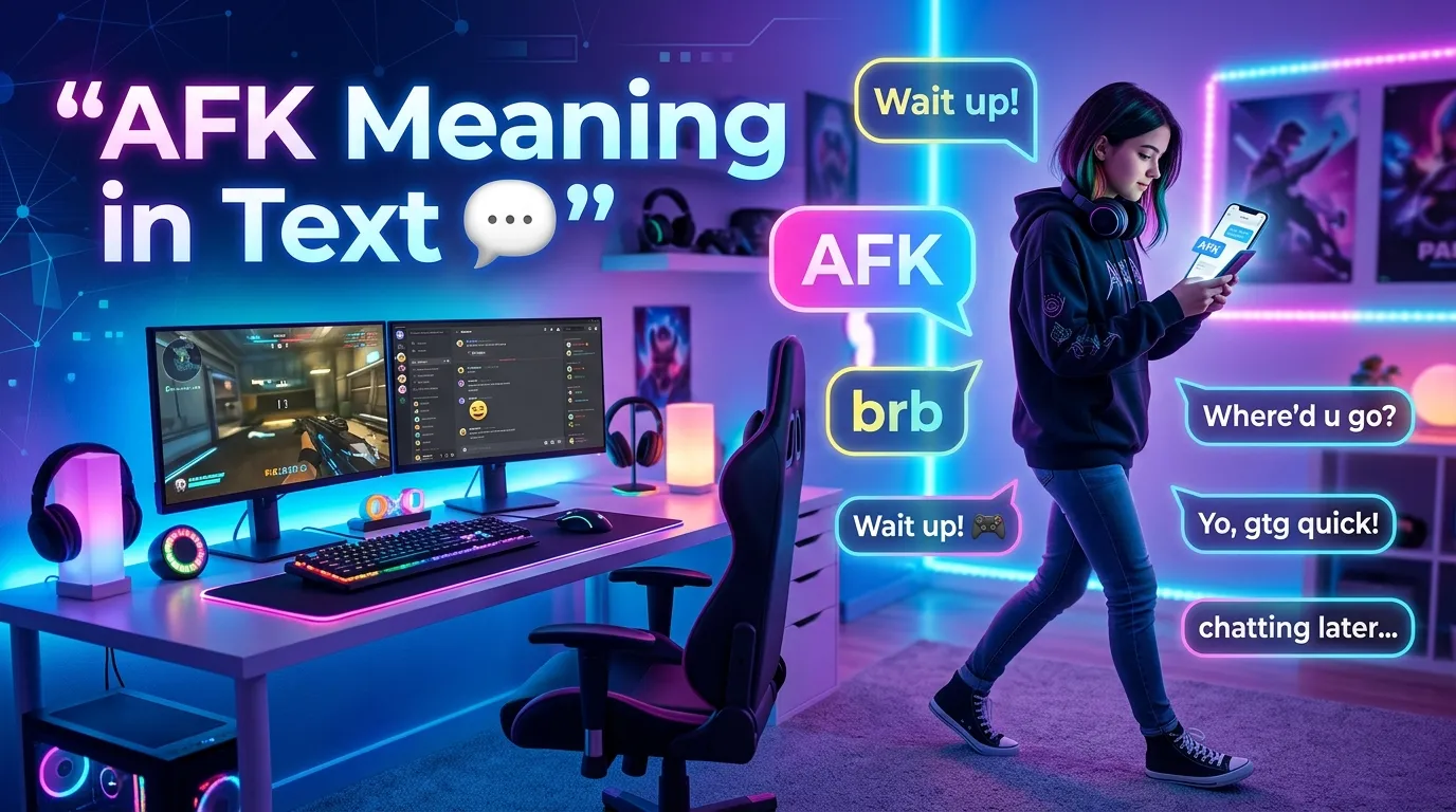 AFK Meaning in Text
