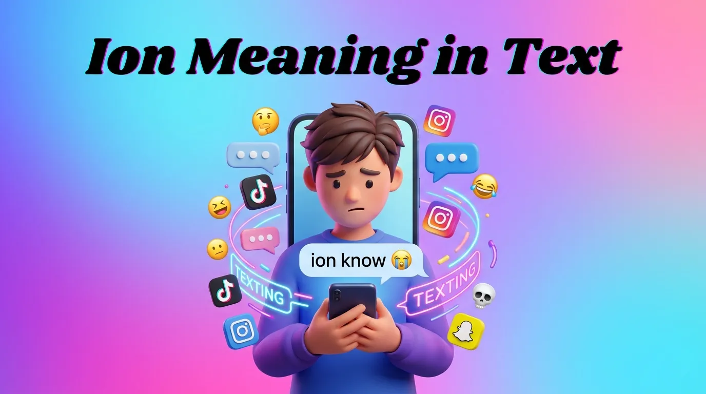 ion meaning text
