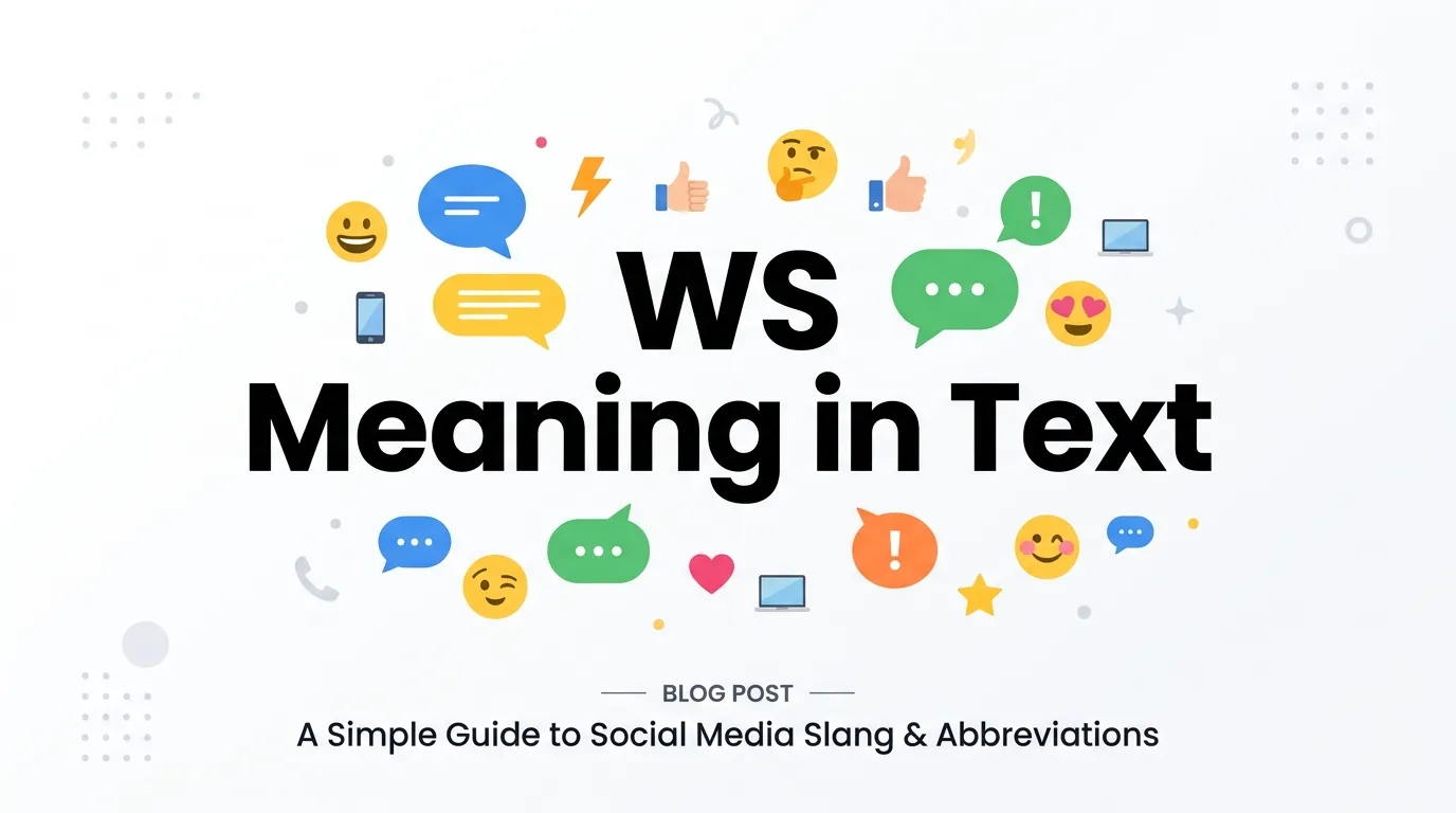 WS Meaning in Text