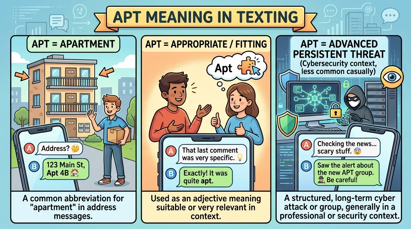 APT Meaning in Text