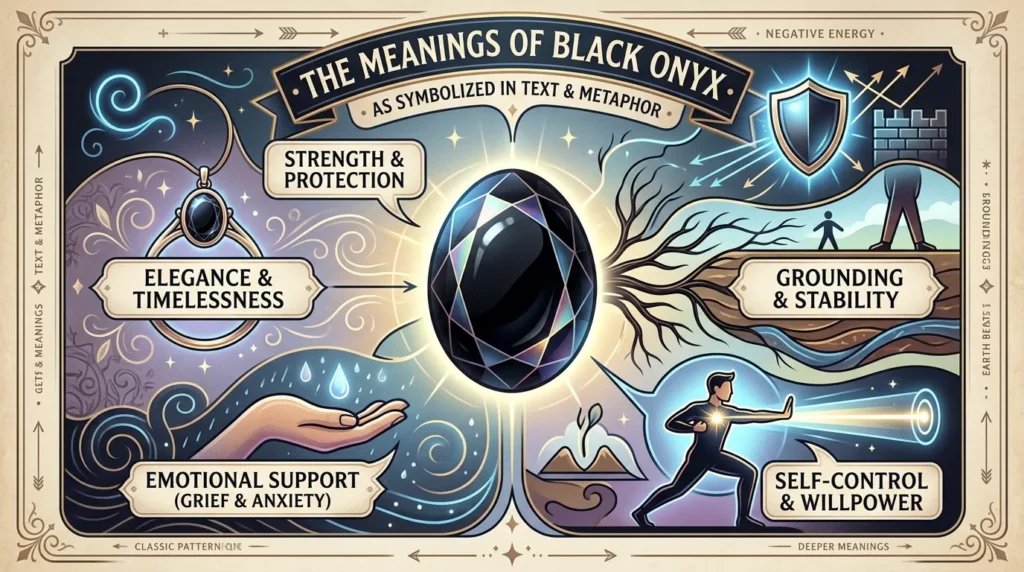 What Does Black Onyx Mean in Text