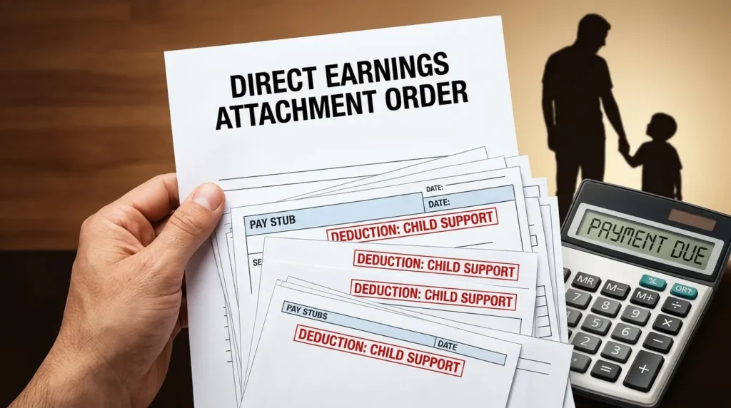 Where Is Direct Earnings Attachment Commonly Used