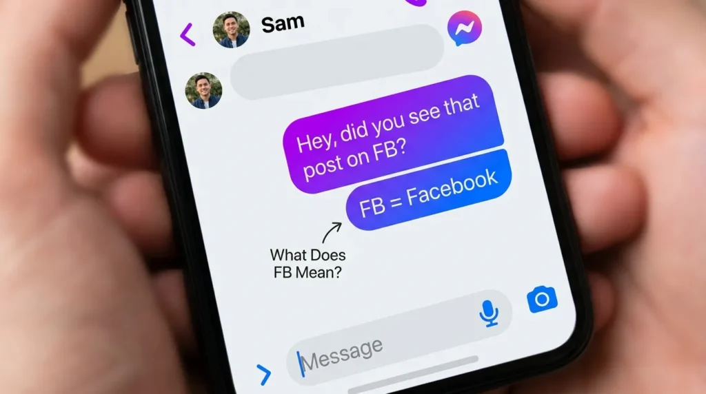 What Does FB Mean on Messenger