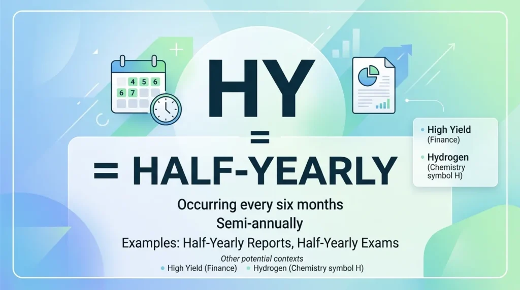 What Is the Full Form of HY