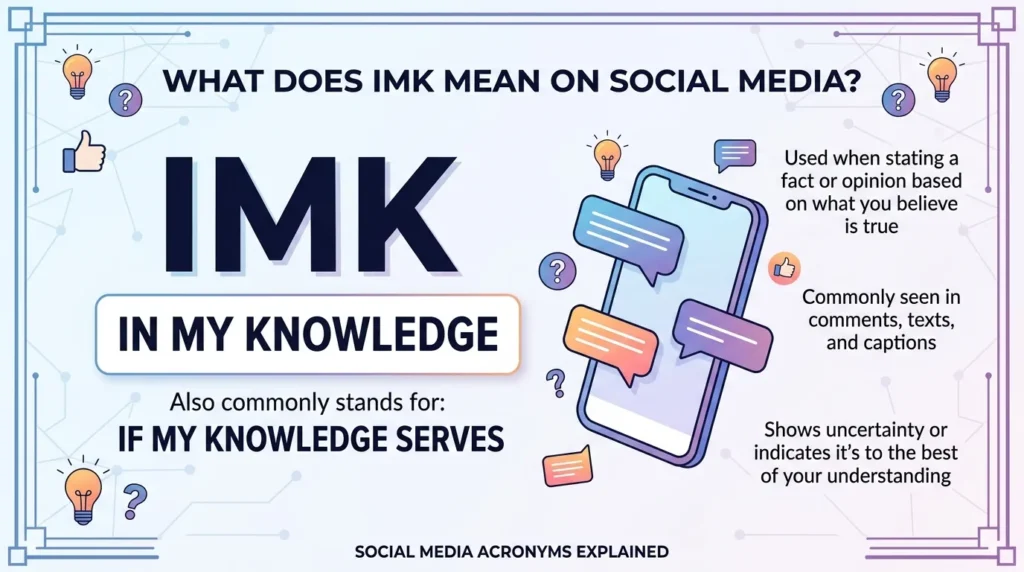 IMK Meaning on Social Media