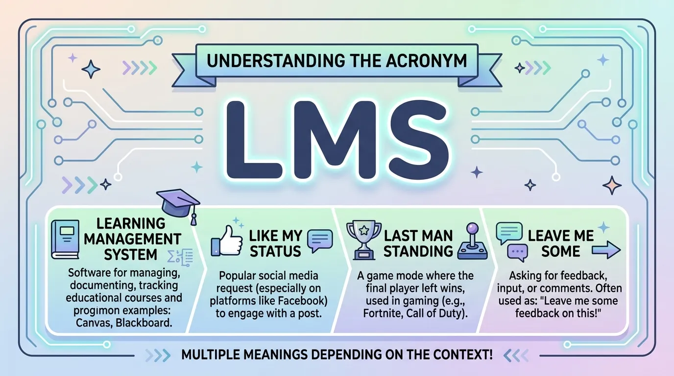 what does lms mean in text