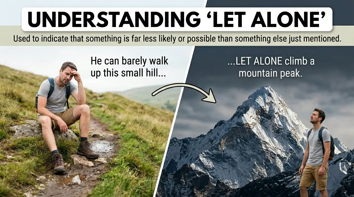 Let Alone Meaning