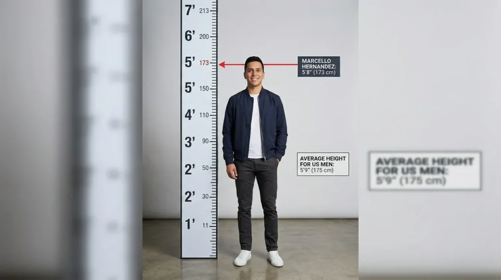 Is Marcello Hernandez Considered Tall