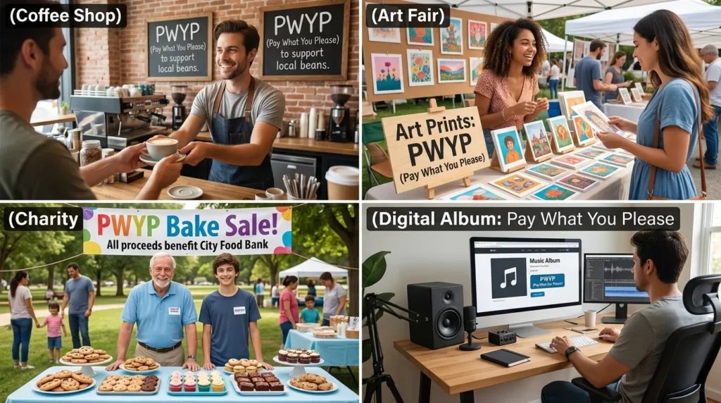 Different Contexts Where PWYP Can Be Used