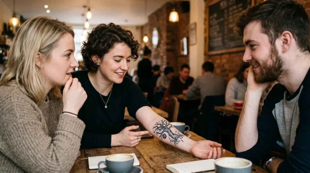 Examples of Poison Tree Tattoo Meaning in Conversation