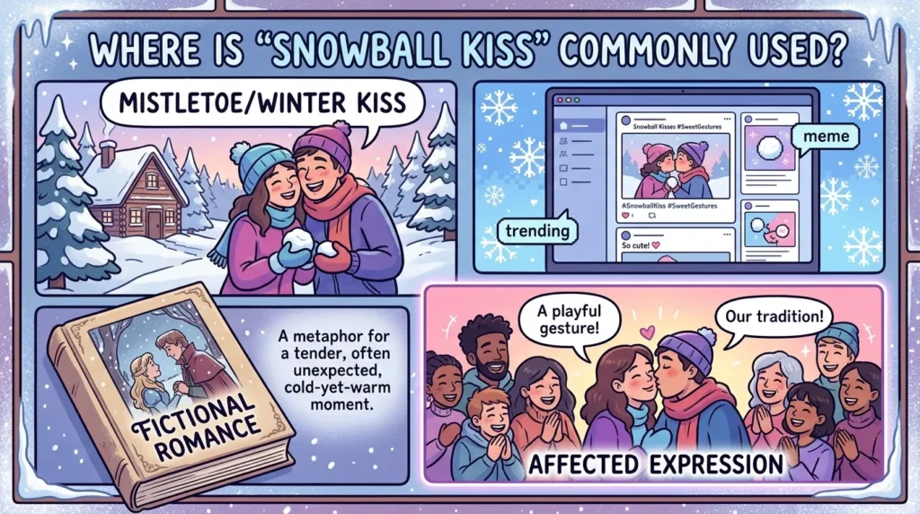 Where Is Snowball Kiss Commonly Used