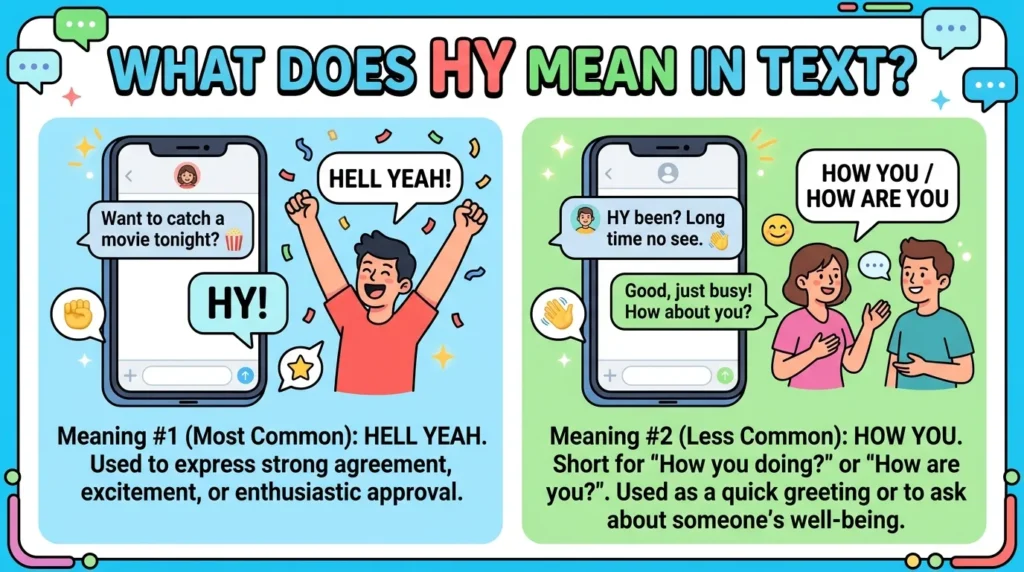 What Does HY Mean in Text