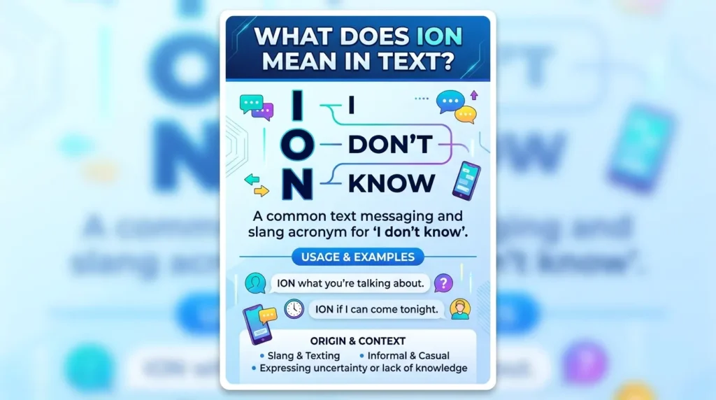 Where Is ION Commonly Used