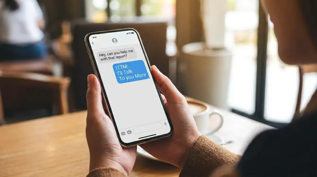 What Does ITTM Mean in Text