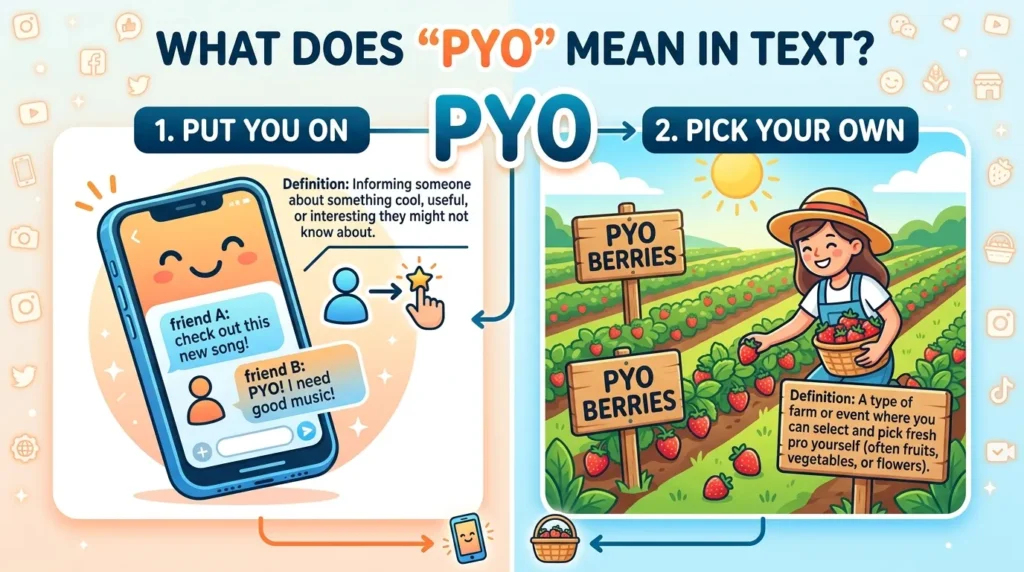 What Does PYO Mean in Text