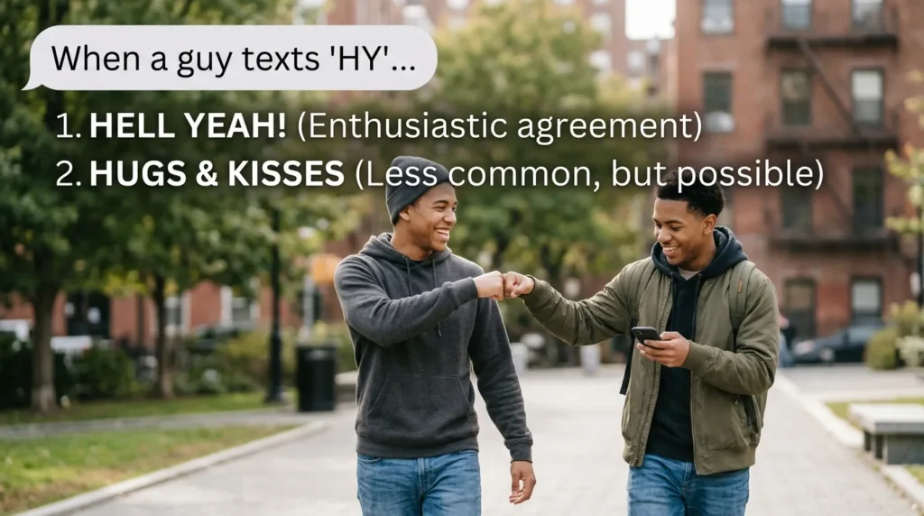 What Does HY Mean From a Guy