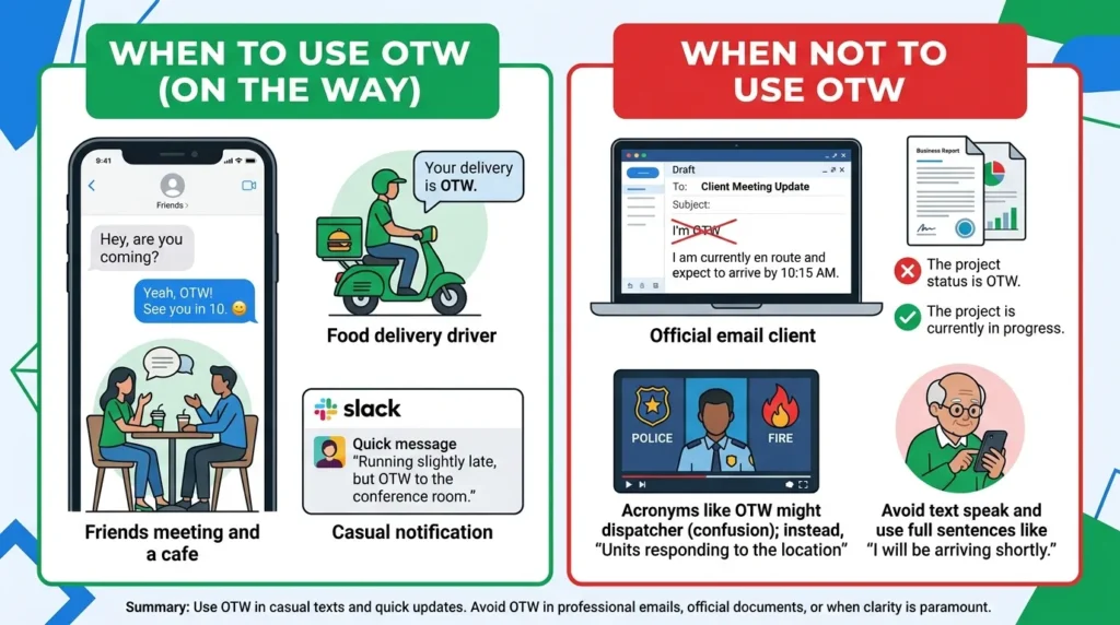 When to Use and When Not to Use OTW