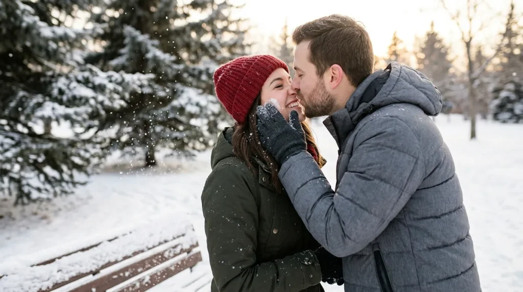 Examples of Snowball Kiss in Conversation